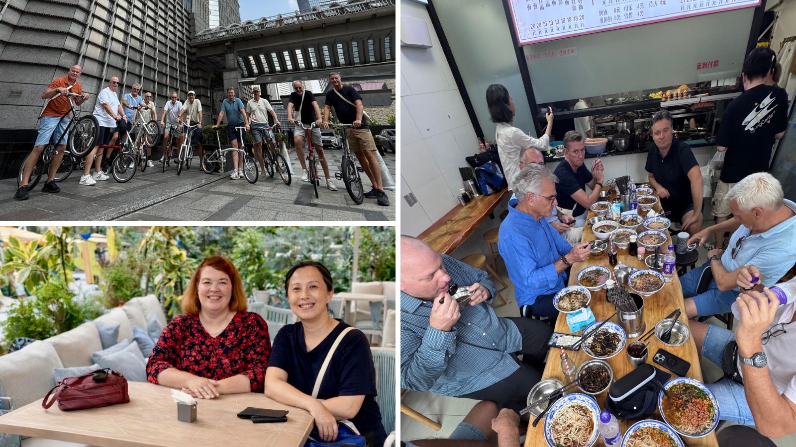 During our study tour we visited over 100 food concepts | bottom left: our expert guides Jessica Gleeson (l) and Kay Xu (r)
